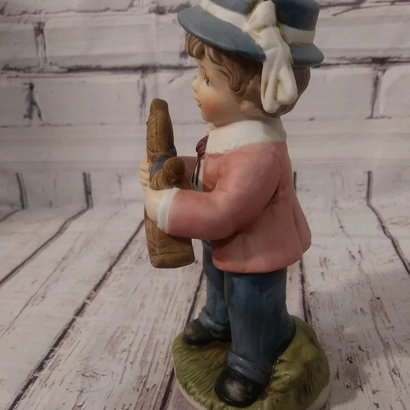 Vintage Homco Home Interior 1419 Boy with Rocking Horse - Picture 4 of 8